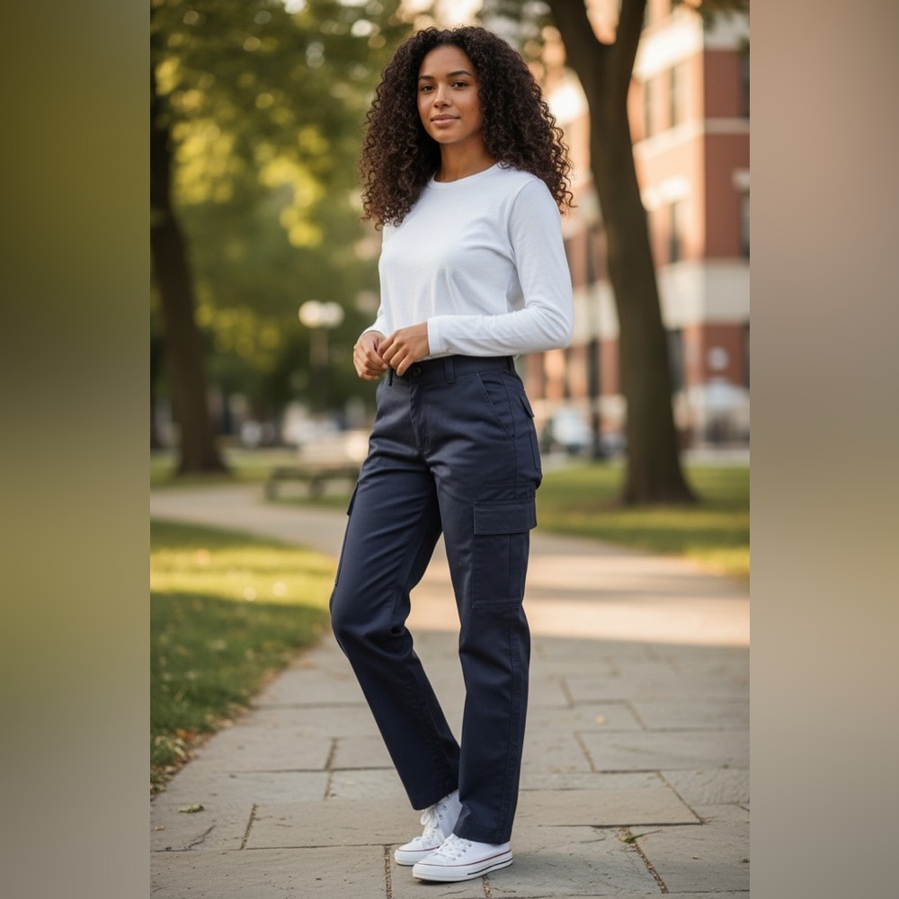 Image Authority Navy Cargo Pants-NWT
